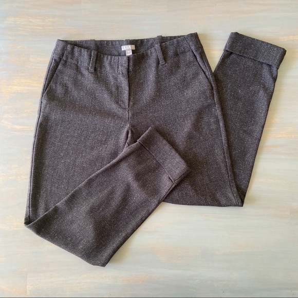 J. Jill Pants - J. Jill Chocolate Brown Tweed Trousers Size 10